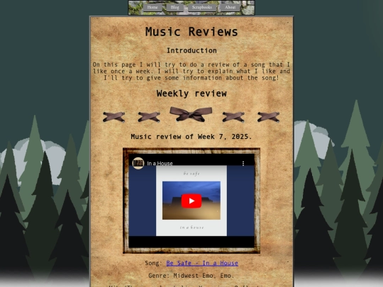 MusicReviews screenshot