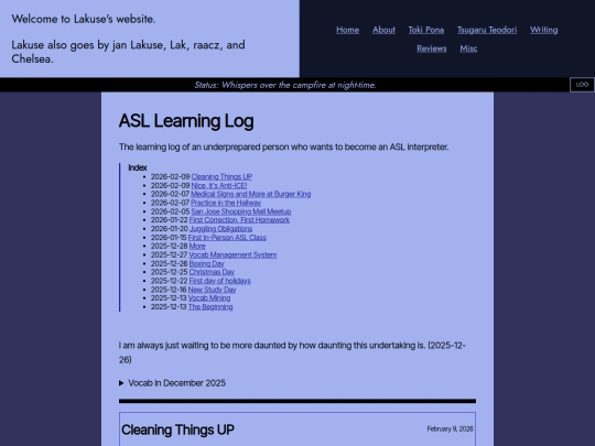 blog/asl/asl-log screenshot
