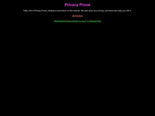 index screenshot