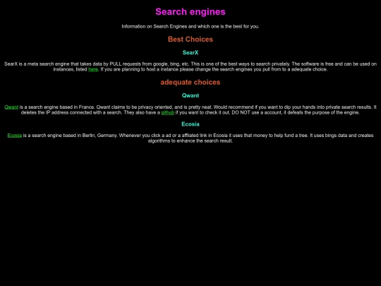 searchengine screenshot