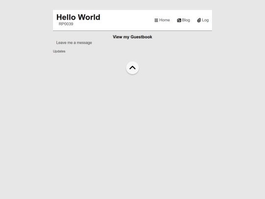 log/extras screenshot