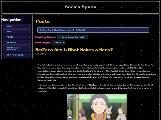 posts screenshot