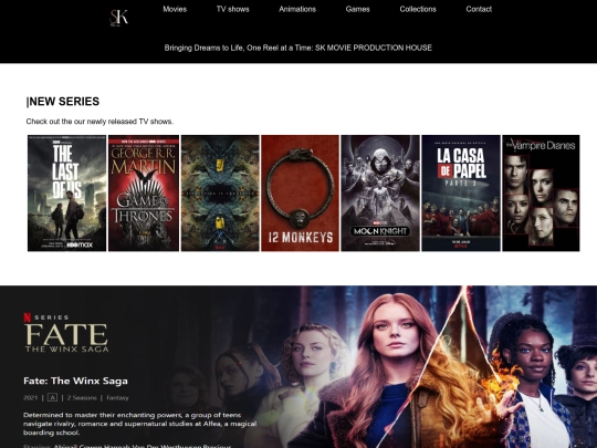 TV shows screenshot