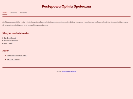 index screenshot