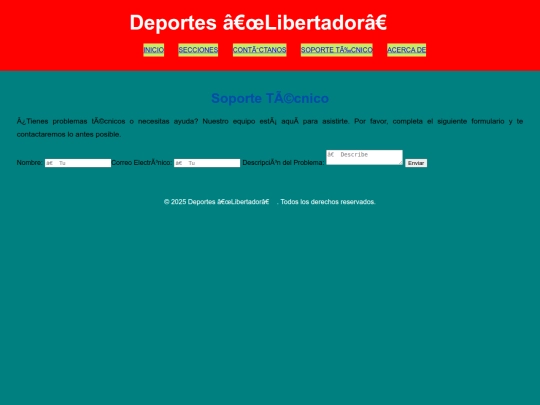 soporte screenshot