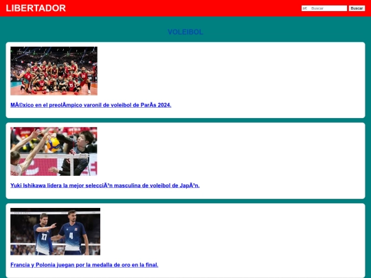 voleibol screenshot
