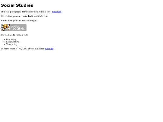 SocialStudies screenshot