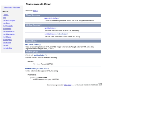 GEOG3530/code10/xmxn-2-0-15/docs/symbols/mxn.util.Color screenshot