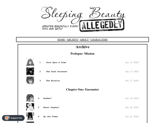archive screenshot