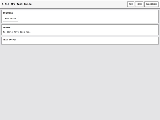 test screenshot