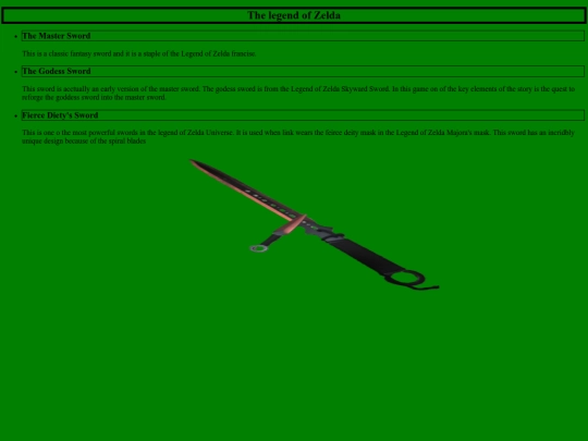 Zeldaswords screenshot