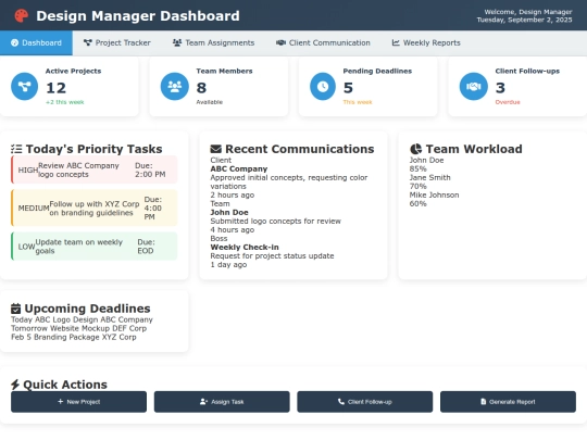 project tracker/Design_Manager_Website screenshot
