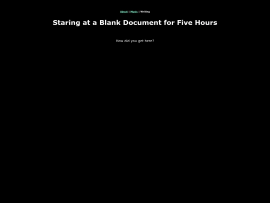 writing screenshot