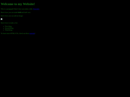 default screenshot