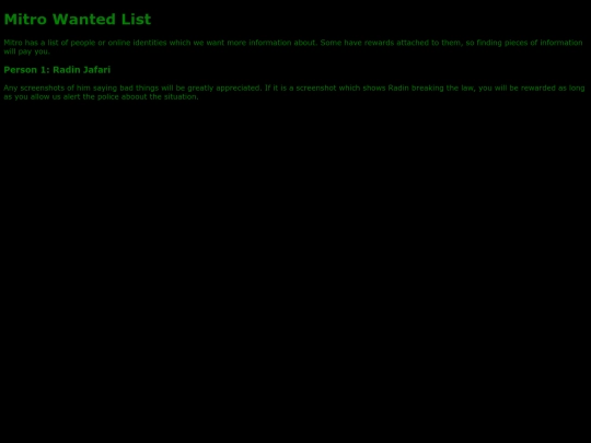 wanted screenshot
