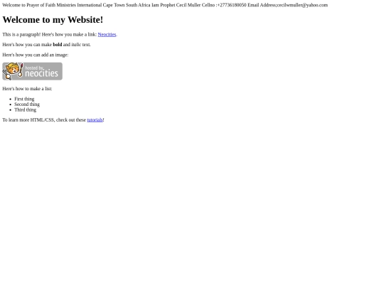 index screenshot