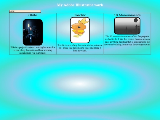 my adobe project screenshot
