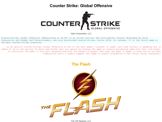 cssclassminiproject screenshot