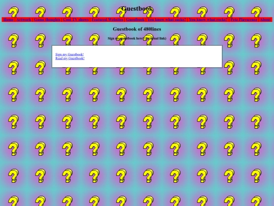 guestbook screenshot