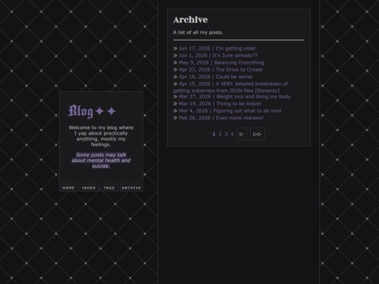personal/blog/archive screenshot