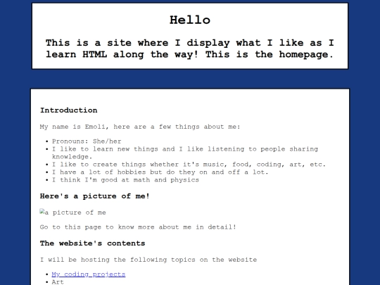 index screenshot