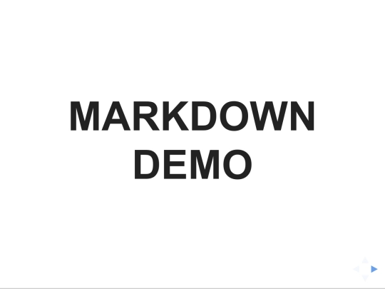 plugin/markdown/example screenshot
