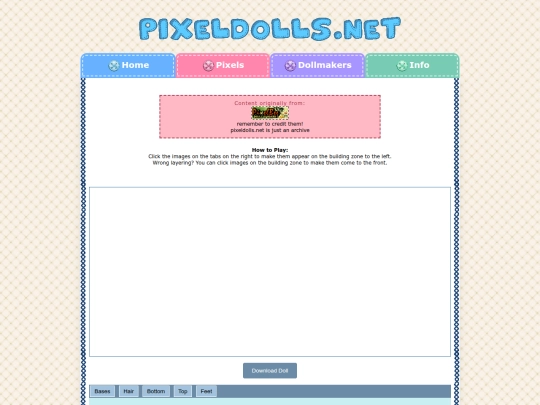 dollmakers/pajama screenshot