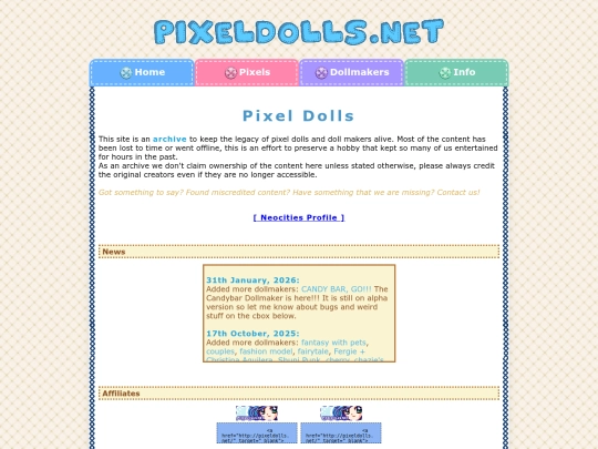 index screenshot
