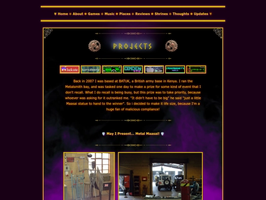 Projects screenshot
