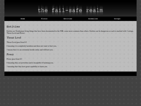 entities screenshot