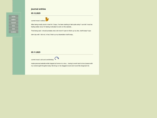 journal screenshot