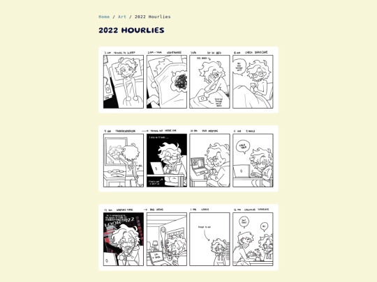 COMICS/2022hourlies screenshot