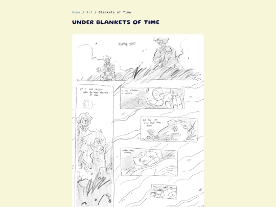 COMICS/blanketsoftime screenshot