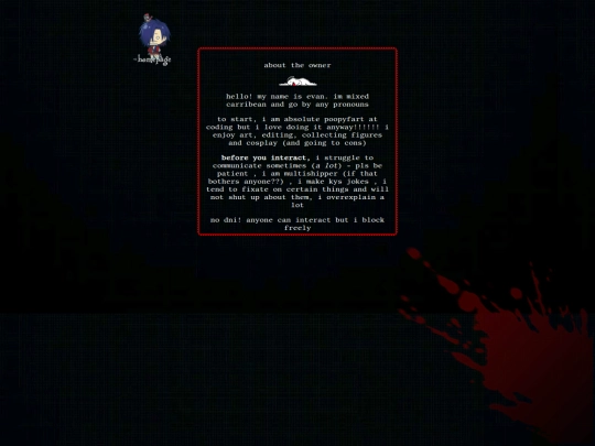 info screenshot