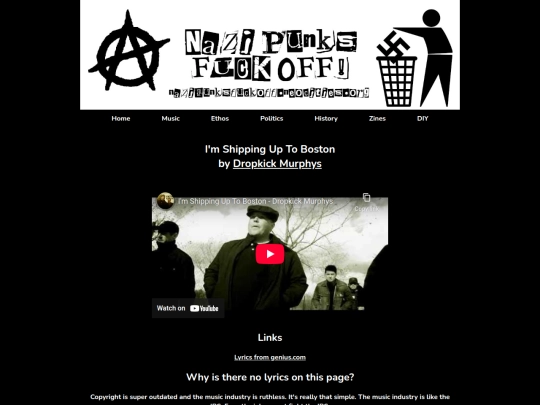 music-genres/dropkick-murphys/isutb screenshot