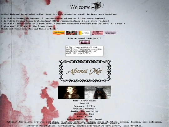 the real shit/homepage screenshot