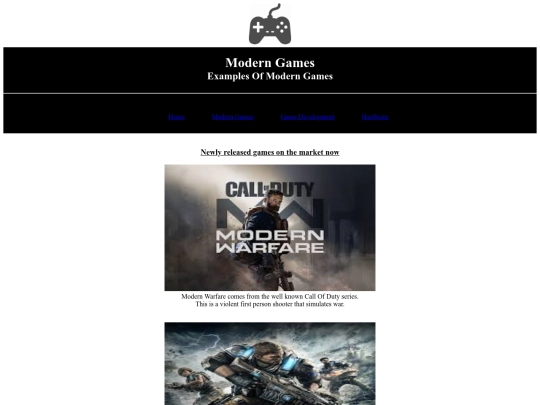 modern screenshot