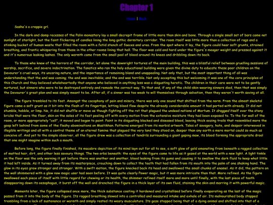 Tendrils/Dirt/Creepy religion/Chapter-1 screenshot