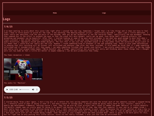 logs screenshot