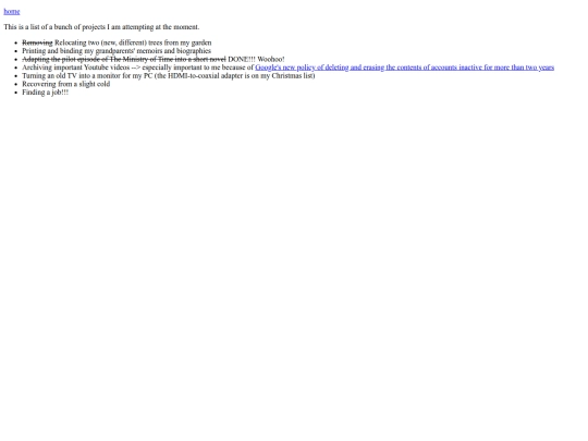 projects screenshot