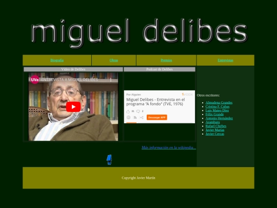 MiguelDelibes/EntrevistasDelibes screenshot