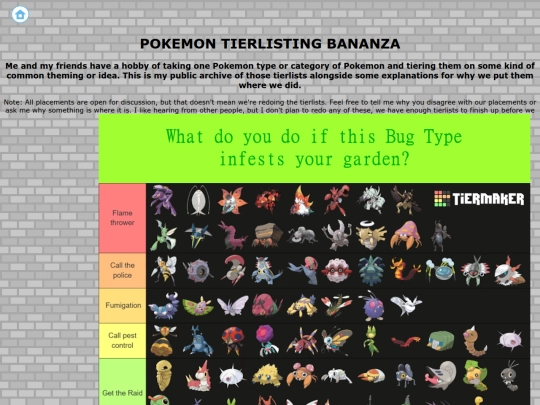 PokemonTierlists screenshot