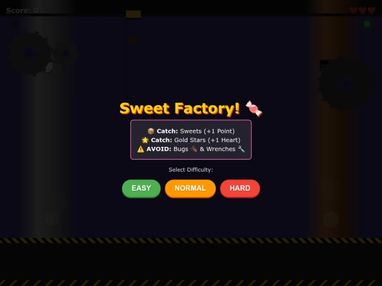 sweetfactory screenshot
