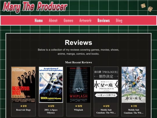 reviews screenshot