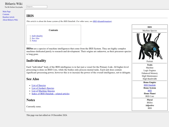 irisSpecies screenshot