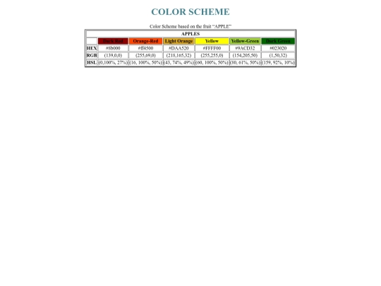 Ela Karabekiroglu Color Scheme Assignment screenshot