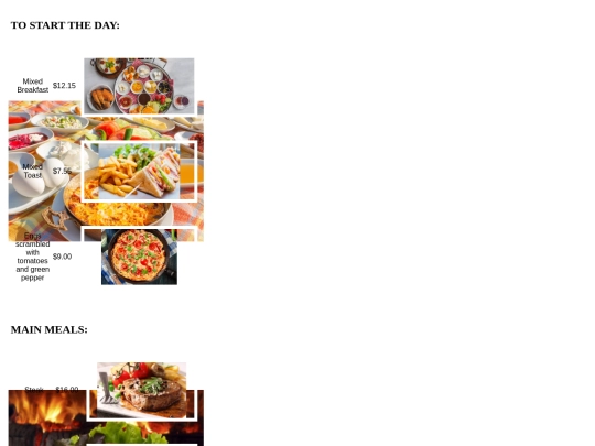 Ela Karabekiroglu Restaurant Menu Assignment screenshot