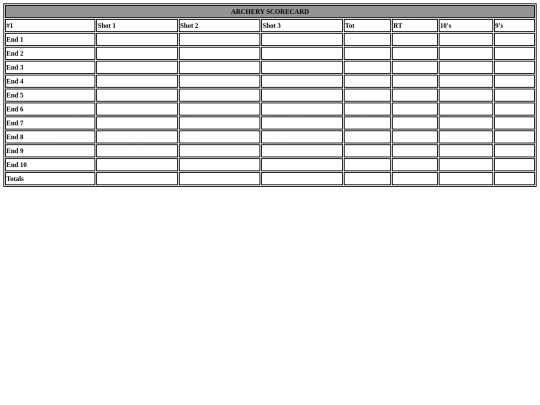 archery scorecard screenshot