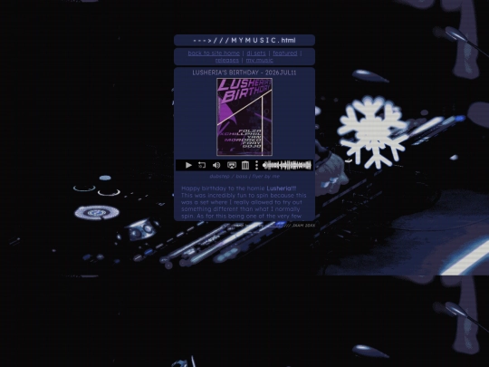 music/djsets screenshot