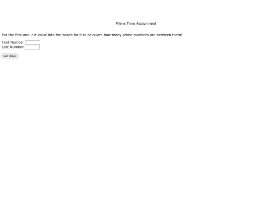 PrimeTimeAssignment screenshot